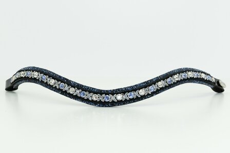 JUDI Browband Swarovski rocks blue traverso clear classic light sapphire crystal